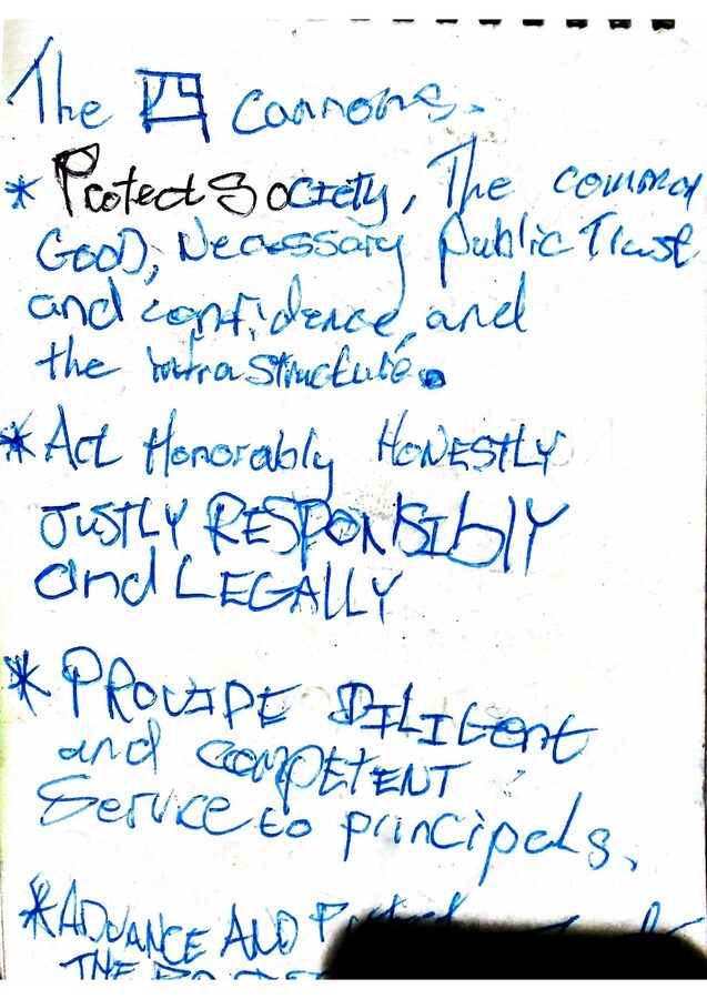 Hand-drawn sketchbook page accompanying Freedom Requires Time